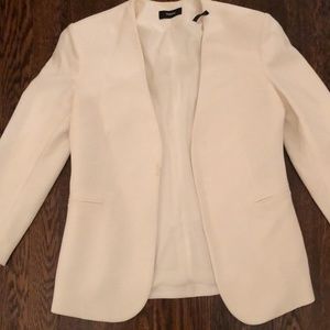 Theory White Blazer Size 2